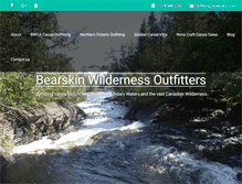 Tablet Screenshot of bearskinoutfitters.com